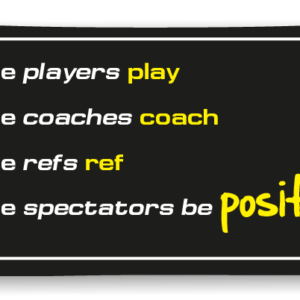 Banner - Spectators Be Positive