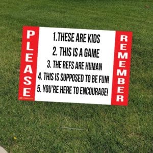 Field Sign - Please Remember