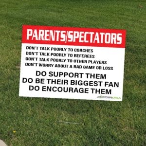 Field Sign - Spectators